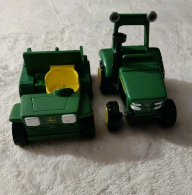 John Deere Toys Farm Tractor &  6-wheel Gator Lot Of (2) RC2 - Image 1 of 4