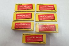 Vtg. 30 DENNISON GUMMED LABELS Number 27 SLIDING TRAY  USA Lot of 7  boxes