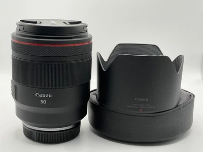CANON RF 50mm f/1.2 L USM LENS - R F 50 mm 1:1.2L - VERY GOOD - Image 1 of 4