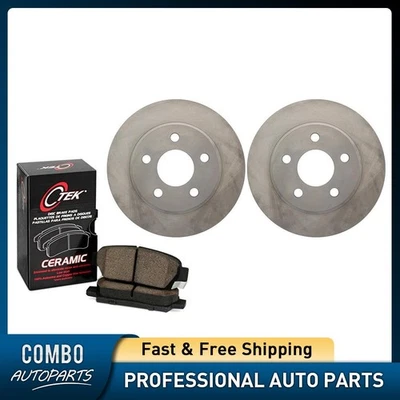 Juego de pastillas de freno de disco traseras rotor de freno de disco para Buick Riviera 1992-1999 Foto 1 de 4