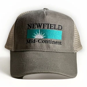 Newfield Mid-Continent Snapback Mütze Kappe Trucker Öl & Gas Texas - Oklahoma Neu mit Etikett - Bild 1 von 9
