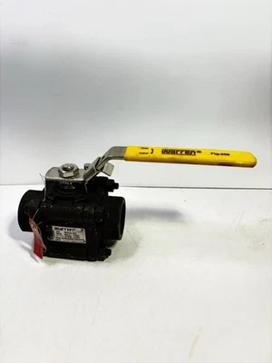 WARREN FIG.#356 1" WCB Socket Weld 2000 WOG 316SS NACE-MR0175 Steel Ball Valve - Image 1 of 4