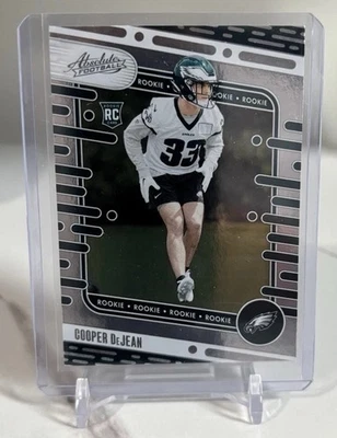2024 Panini Absolute Cooper DeJean Football Rookie RC Card #140 Eagles - Image 1 of 2