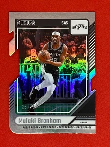 Malaki Branham Donruss 2024-25 Numbered Parallel /75 Basketall Die Cut Card - Picture 1 of 1