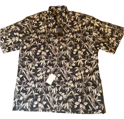 Pierre Cardin Bamboo Hawaiian Surf Beach Camp Shirt XL Pocket Resort Vacation - Image 1 of 4
