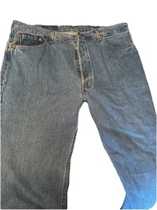 Levi’s 501 Men’s 40x30 Original Fit Straight Leg Button Fly Denim Blue Jeans NWT - Picture 1 of 6