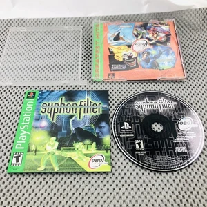 Syphon Filter Greatest Hits (PlayStation 1, PS1) Completo en Caja CIB - Estuche Broke - Imagen 1 de 11