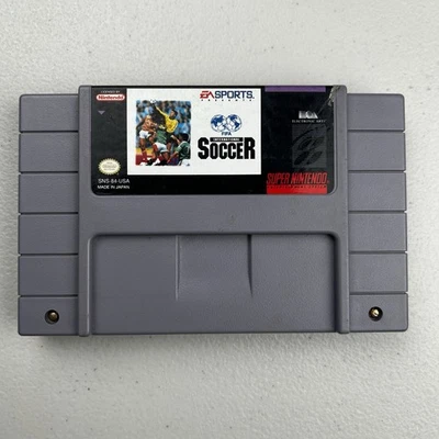 SNES Super Nintendo FIFA International Soccer Tested & Working EA Sports 1994 - Image 1 of 4