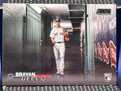2023 Topps Stadium Club BRAYAN BELLO Boston Red Sox Black Foil RC Rookie Card - Image 1 of 2