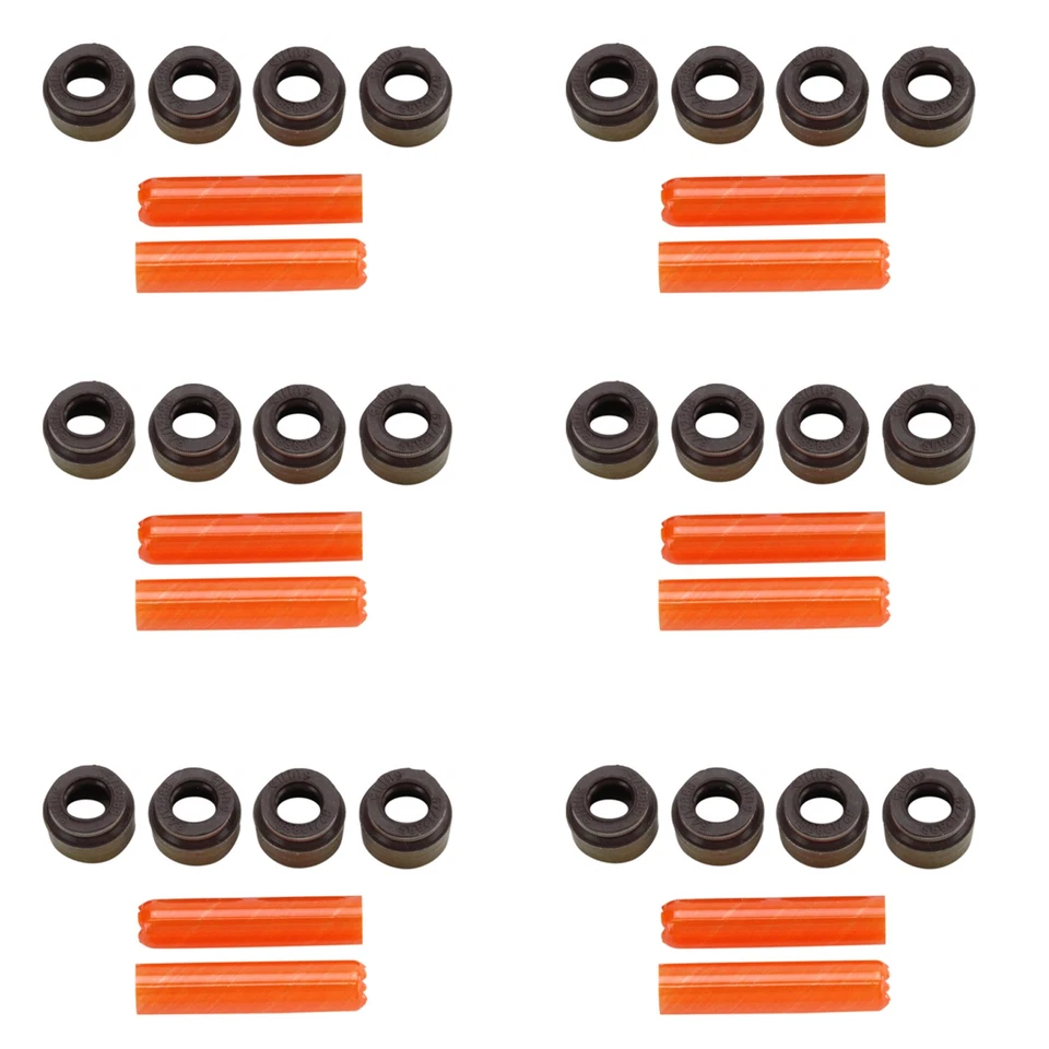 Juego de 6 sellos de aceite de vástago de válvula de motor Elring para W203 C240 C280 C32 AMG C320 Foto 1 de 1