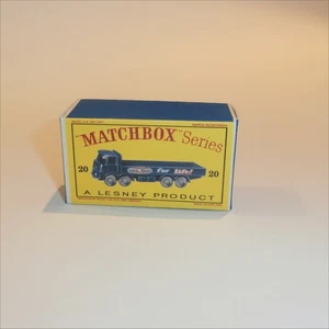 Matchbox Lesney 20b ERF 68G Everready Truck Empty D Style Repro Box - Picture 1 of 4