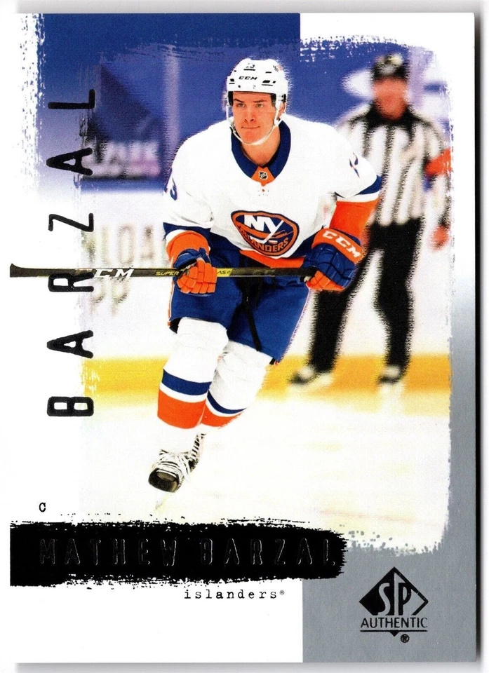 2020-21 Upper Deck SP Authentic 2000-01 Retro Tribute MATHEW BARZAL R24 New York - Image 1 of 1