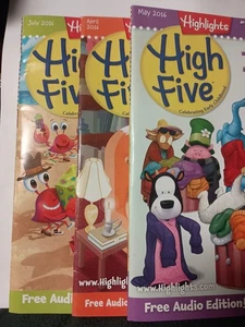 Lot of 3 Highlights High FIve Magazine (April, May and July 2016) k1 - Picture 1 of 4