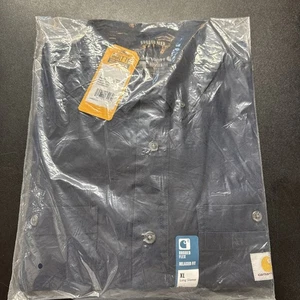 Carhartt Rugged Flex Relaxed Fit Shirt Mens XL Gray Long Sleeve TW3554-M - Picture 1 of 5