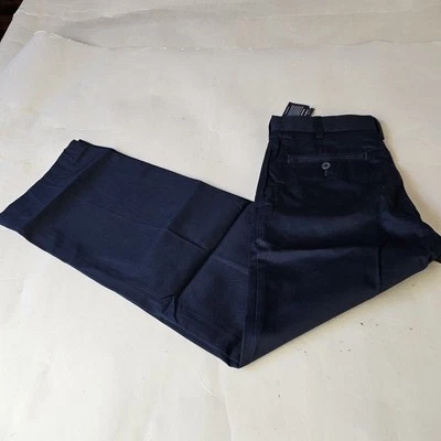Pantalones Uniforme Lands End Niños Azul Marino Talla 14 Clase Escuela Nuevos con Etiquetas Foto 1 de 4
