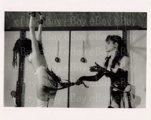Two Women Lesbian LGBTQ Spanking BDSM Bondage Nude 8x10 Vintage Photo L105 - Picture 1 of 1