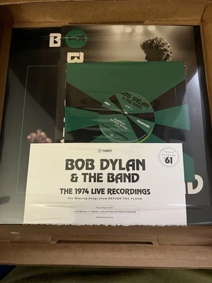 THIRD MAN VAULT 61 Bob Dylan 1974 Missing Songs From Before The Flood 3LP Green - Image 1 of 3