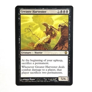 Greater Harvester VLP Darksteel Rara MTG Vedi Foto Magic the Gathering - Foto 1 di 2