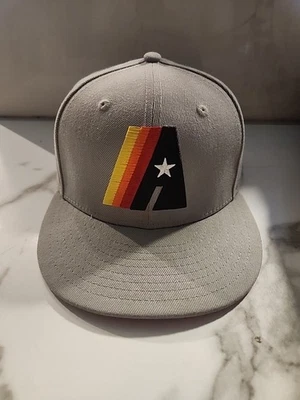 HOUSTON ASTROS 50th ANNIVERSARY FRESH GRAY EDITION NEW ERA FITTED HAT - Sz 7 1/4 - Image 1 of 4