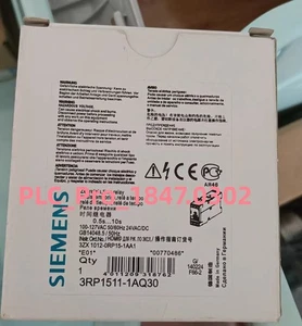 3RP1511-1AQ30 1PCS Brand New SIEMENS 3RP15111AQ30 Time Relay  Fast shipment - Picture 1 of 4