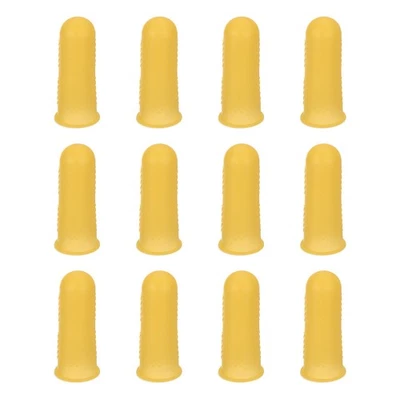 Protectores de dedos de silicona, cubierta para dedos, naranja, tamaño pequeño, 12 piezas Foto 1 de 4