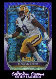 2022 Bowman University Chrome Purple Mini-Diamond #9 Maason Smith #d 003/399 - Picture 1 of 2