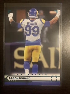 2022 Panini Chronicles NFL Football Photogenic Teal Aaron Donald PH-15 - Rams - Picture 1 of 2