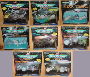**LOOSE** STAR TREK MICRO MACHINES 3 CONFEZIONI SCEGLI TOS TNG MOVIES DS9 VOYAGER - Foto 1 di 17