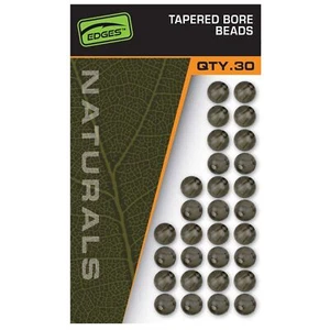 Fox Naturals Tapered Bore Beads - 30 Gummiperlen, Karpfenzubehör, Karpfenmontage - Bild 1 von 1