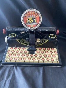 Vintage Marx De-Luxe Dial Tin Toy, Typewriter, Graphics, Pressed Steel Kids - Picture 1 of 6