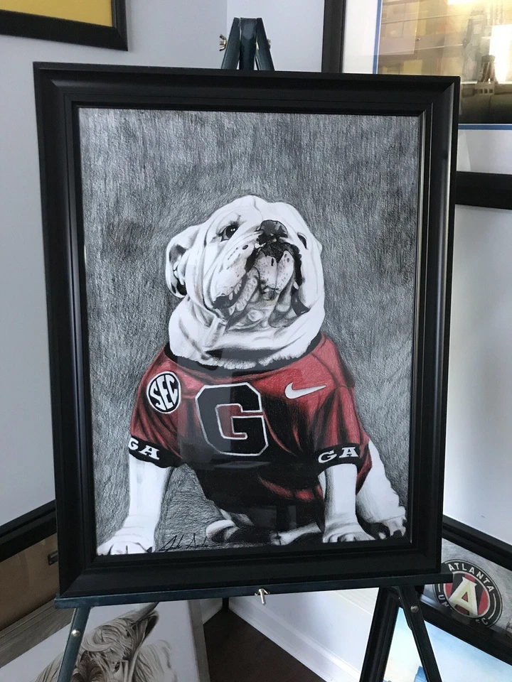 georgia bulldogs national championship drawing artwork - Image 1 of 2