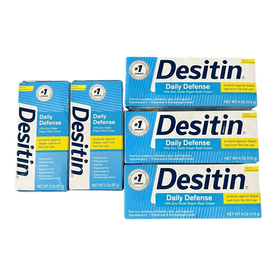 Desitin Daily Defense Baby Diaper Rash Cream 4 Oz Zinc Oxide 13 Special