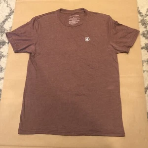 VOLCOM T-Shirt Mens Medium Maroon - Picture 1 of 3