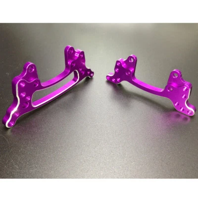 For HSP 1/10 On-Road Car 102022&102023 Purple Aluminum Front/Rear Shock Tower 2P - Image 1 of 2