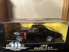 American Muscle 1968 Black Oldsmobile 442 1:18 ERTL Diecast