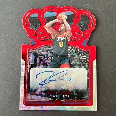 2021-22 Panini Crown Royale Auto Asia Red Rudy Gay /31 Utah Jazz - Image 1 of 2