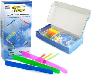 Multicolor Aero Props Flying Spinner Toy Educational Indoor Outdoor Fun - Picture 1 of 7