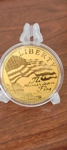LIBERTY THE AMERICAN FLAG .999 GOLDMÜNZE - Bild 1 von 2