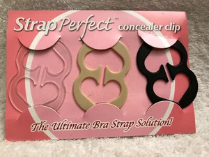 3-teiliges Set BH-Träger perfekter Concealer Clip schwarz, beige & transparent - Bild 1 von 2