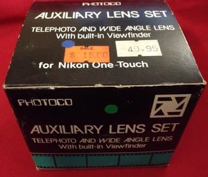 Photoco Zusatzobjektiv Set Tele Weitwinkel Sucher Kamera-Nikon One Touc - Bild 1 von 8