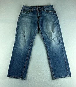 Lucky Brand 221 Mens Jeans Blue Tag Size 34x30 (32x29) Straight Medium Wash - Picture 1 of 16