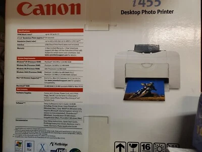 (NEW OLD STOCK!) Canon i455 Desktop Digital Photo Inkjet Color Printer (SEALED) - Image 1 of 3