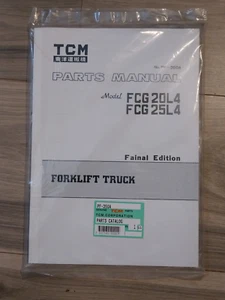 TCM Parts Manual Forklift Truck PF-350A FCG20L4 FCG25L4 - Picture 1 of 2