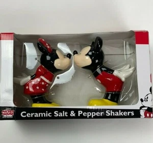Disney Mickey & Minnie Maus Figur Keramik Salz + Pfefferstreuer Set NEU - Bild 1 von 10