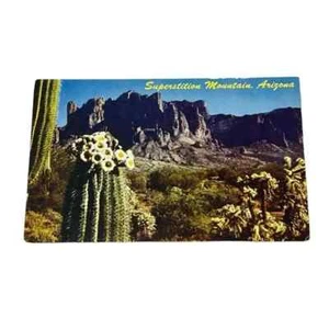 AK Aberglaube Berg Arizona Kaktus Vintage B159 - Bild 1 von 2