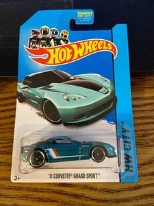 2013 Hot Wheels HW City Night Burnerz '11 Corvette Grand Sport #24 Of 250 - Picture 1 of 2