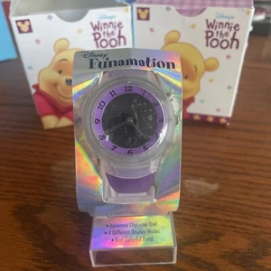 Rare Disney Winnie The Pooh Funamation Watch Purple 7086 - Bild 1 von 4