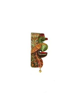 11 IN Wall hanging Peacock Corbel Bracket (Single Piece) multi colour Home Decor - Изображение 1 из 4