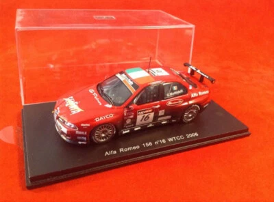 1/43 SPARK  MODEL - ALFA ROMEO 156 WTCC - N°16 GIANNI MORBIDELLI - 2006 - Immagine 1 di 4