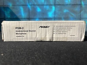 Peavey PSM-2 PSM2 PSM 2 Unidirectional Electret Microphone - Picture 1 of 3